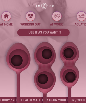 Alternative view of INTENSE - KIT CHARLI KEGEL BALL BURGUNDY