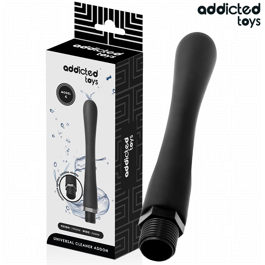 ADDICTED TOYS - LIMPADOR ANAL COM ADAPTADOR UNIVERSAL MODELO 4 - Image 5