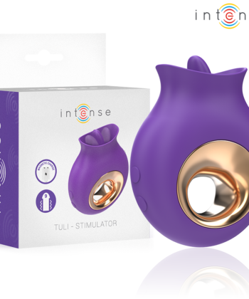 INTENSE - ESTIMULADOR DE CLITÓRIS TULI 9 VIBRAÇÕES E 9 OSCILAÇÕES ROXO