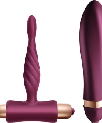 CLIMAXIMUM - KIT DARE VIBRADOR TORCIDO + PLUG ANAL INICIANTES