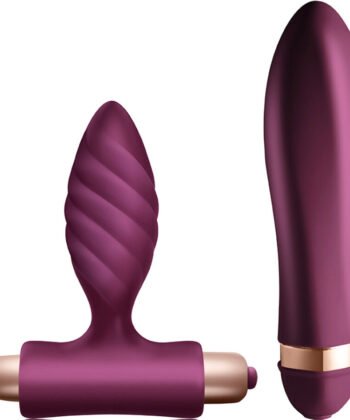 CLIMAXIMUM - KIT DESIRE VIBRADOR TORCIDO + PLUG ANAL