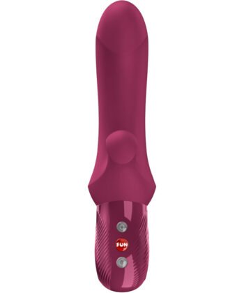 FUN FACTORY - BI STRONIC CURVE THRUSTING RABBIT PULSATORS VERMELHO VINHO - Imagem 3
