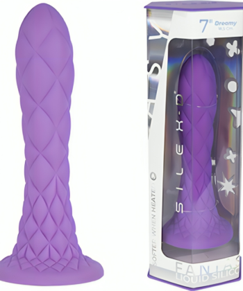 Visão alternativa de SILEXD - DREAMY DILDO FANTASY SILICONA LIQUIDA TERMOREACTIVO VIOLETA 18.5 CM