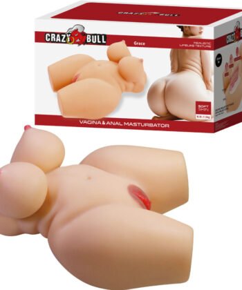 CRAZY BULL - GRACE TRONCO FEMININO REALISTA VAGINA E ANAL 7,5 KG