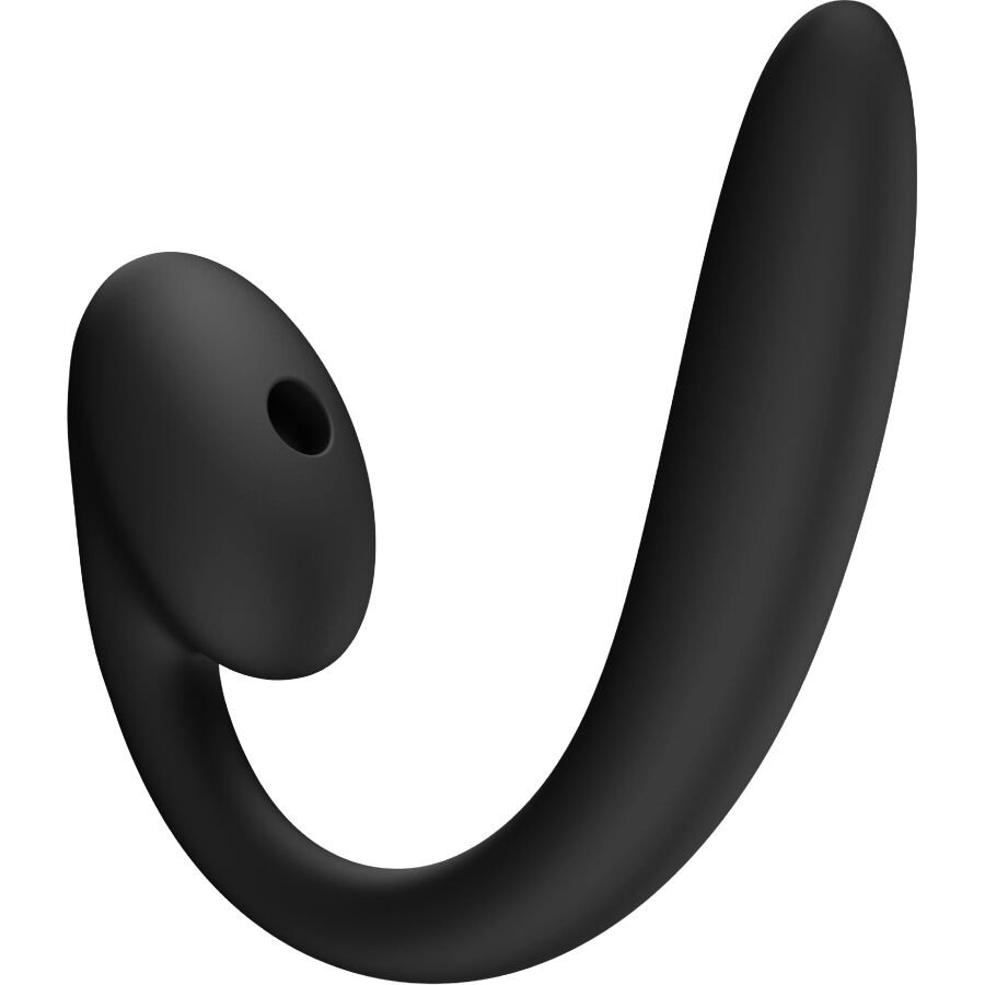 FUN FACTORY - CRESCENDO VIBRADOR DE DUPLA PULSAÇÃO DE AR INSERÍVEL PRETO - Imagem 3