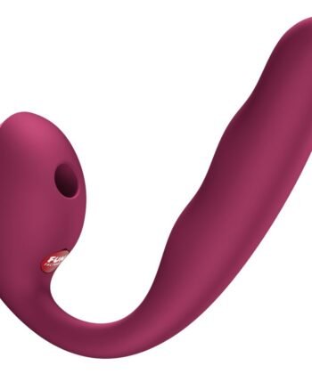 FUN FACTORY - ALLEGRO VIBRADOR DE DUPLA PULSAÇÃO DE AR INSERÍVEL VERMELHO VINHO - Imagem 3