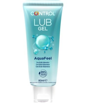 CONTROL - LUBRIFICANTE AQUAFEEL COM ÁCIDO HIALURÔNICO 80 ML