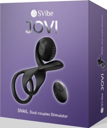 SNAIL VIBE - JOVI COUPLES RING CONTROLE REMOTO PRETO - Image 5