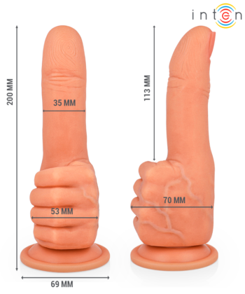 Visão alternativa de INTENSE - BENDER ESTIMULADOR DE PONTO G MÃO FLEXÍVEL 11,3 CM