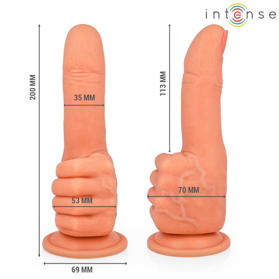 INTENSE - BENDER ESTIMULADOR DE PONTO G MÃO FLEXÍVEL 11,3 CM - Imagem 2