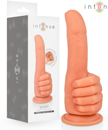INTENSE - BENDER ESTIMULADOR DE PONTO G MÃO FLEXÍVEL 11,3 CM