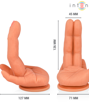 Visão alternativa de INTENSE - ESTIMULADOR DE PONTO G LEELA MÃO FLEXÍVEL 12,6 CM