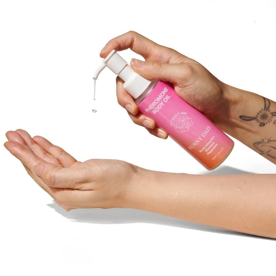 EYE OF LOVE - ÓLEO CORPORAL BLOOM COM FEROMONAS SUNNY DAZE 120 ML - Imagem 2
