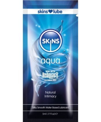 SKINS - AQUA LUBRIFICANTE À BASE DE ÁGUA DOSE ÚNICA 5 ML
