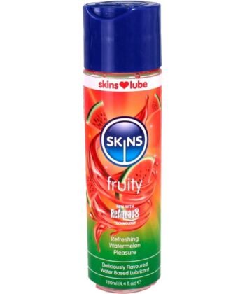SKINS - LUBRIFICANTE À BASE DE ÁGUA COM SABOR DE MELANCIA 130 ML