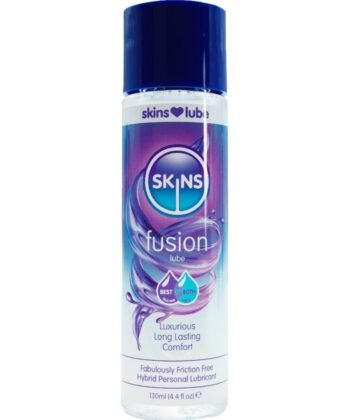 SKINS - FUSION LUBRIFICANTE HÍBRIDO À BASE DE ÁGUA E SILICONE 130 ML