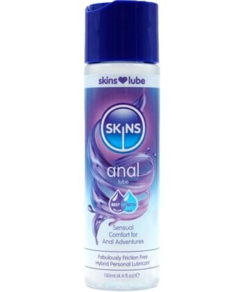 SKINS - LUBRIFICANTE ANAL HÍBRIDO À BASE DE ÁGUA E SILICONE 130 ML