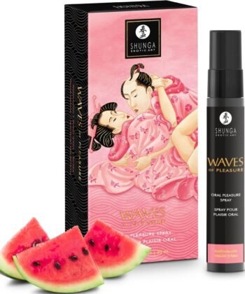 SHUNGA - SPRAY ORAL SEDUTOR DE PRAZER WAVES COM SABOR MELANCIA 20 ML