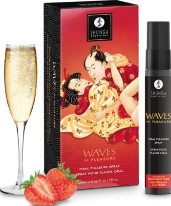 SHUNGA - SPRAY ORAL SEDUTOR DE MORANGO WAVES 20 ML
