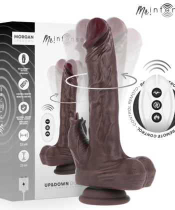 MR INTENSE - MORGAN BONECA REALISTA MULTIFUNCIONAL COM VIBRAÇÃO E CONTROLE REMOTO PARA CIMA E PARA BAIXO 23 CM -O- 3,5 CM