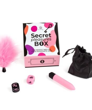 Visão alternativa de SECRET PLAY - CAIXA DE PRAZERES PARA CASAIS: DADOS + VIBRATÓRIO BALA + CANETA DE PENA
