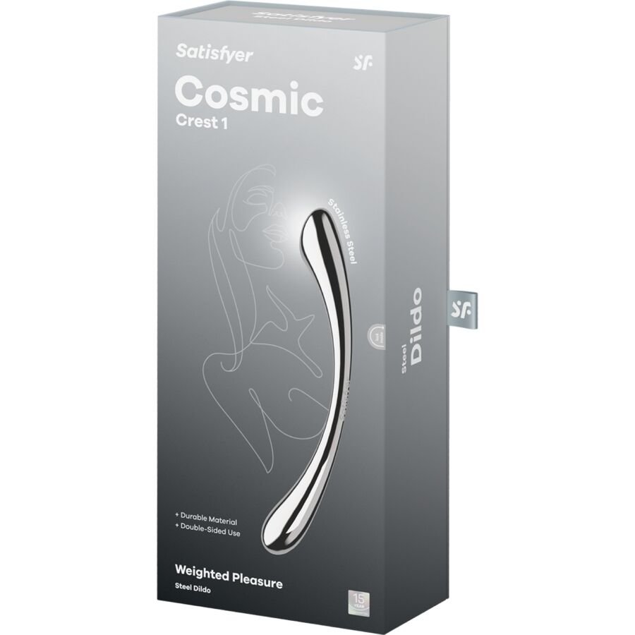 SATISFYER - COSMIC CREST 1 DILDO DE AÇO INOXIDÁVEL COM DUAS EXTREMIDADES - Imagem 5