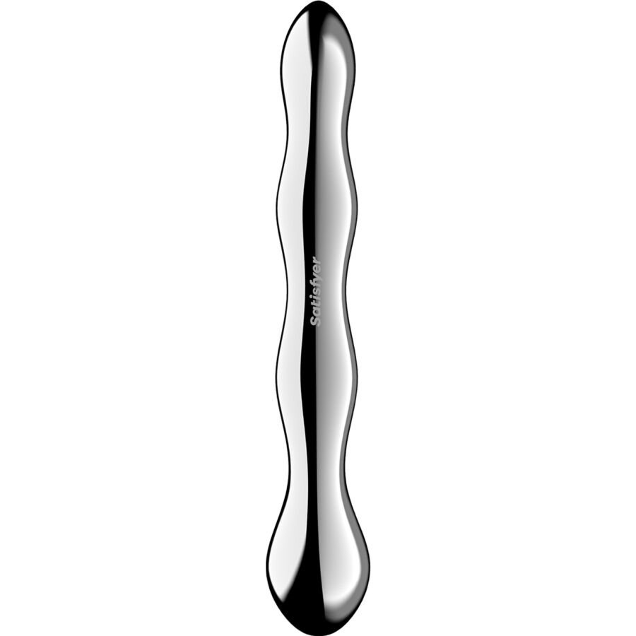 SATISFYER - COSMIC CREST 2 DILDO DE AÇO INOXIDÁVEL COM DUAS EXTREMIDADES - Imagem 4