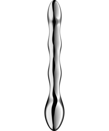 Visão alternativa de SATISFYER - COSMIC CREST 2 DILDO DE AÇO INOXIDÁVEL COM DUAS EXTREMIDADES