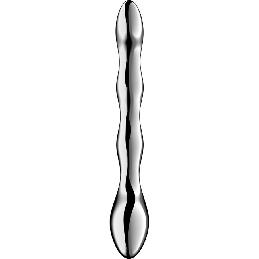 SATISFYER - COSMIC CREST 2 DILDO DE AÇO INOXIDÁVEL COM DUAS EXTREMIDADES - Imagem 2