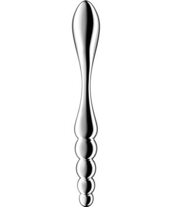 Visão alternativa de SATISFYER - STAR FORCE 1 DILDO DE AÇO INOXIDÁVEL COM DUAS EXTREMIDADES