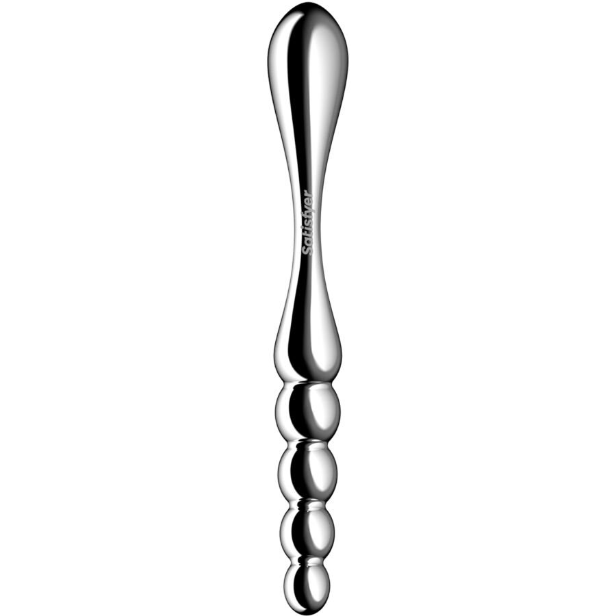 SATISFYER - STAR FORCE 1 DILDO DE AÇO INOXIDÁVEL COM DUAS EXTREMIDADES - Imagem 4