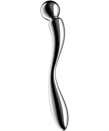 SATISFYER - STAR FORCE 2 DILDO DE AÇO INOXIDÁVEL COM DUAS EXTREMIDADES