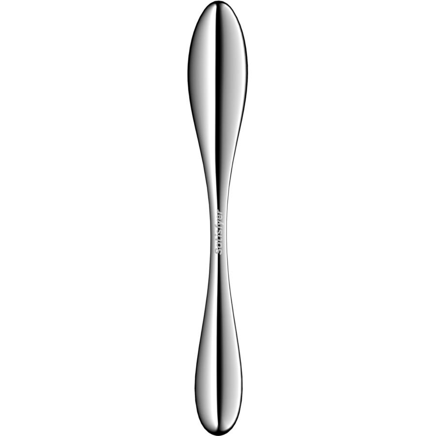 SATISFYER - STAR FORCE 3 DILDO DE AÇO INOXIDÁVEL COM DUAS EXTREMIDADES - Imagem 4