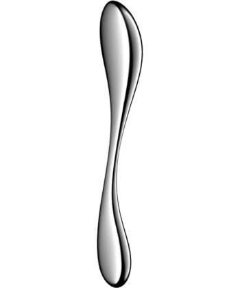 SATISFYER - STAR FORCE 3 DILDO DE AÇO INOXIDÁVEL COM DUAS EXTREMIDADES