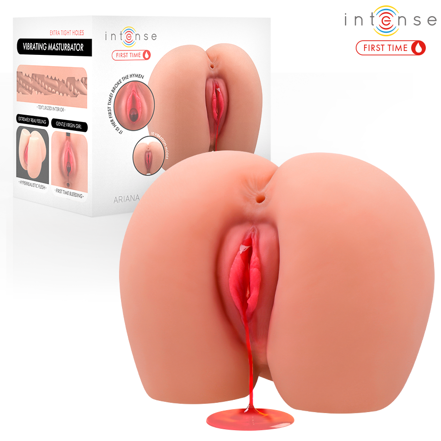 INTENSE FIRST TIME - VIBRADOR ARIANA VIRGEM MASTURBADOR COM SANGRAMENTO - Image 2