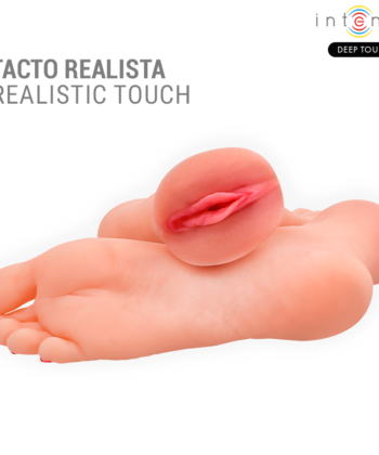 Visão alternativa de INTENSE DEEP TOUCH - GABBIE MASTURBADOR DE DUAS PEÇAS EM FORMATO DE PÉ