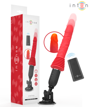 INTENSE - CYNTHIA VIBRADOR DE IMPULSO COM CONTROLE REMOTO E AQUECIMENTO