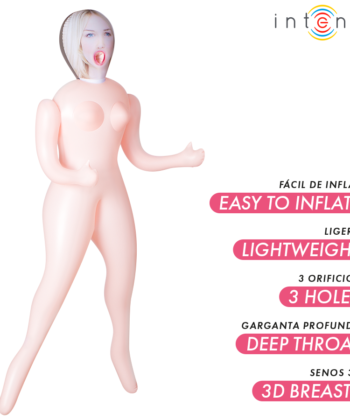 Visão alternativa de INTENSE DOLLS - INGRID BONECA INFLÁVEL COM TRÊS ORIFÍCIOS