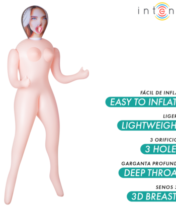 Visão alternativa de INTENSE DOLLS - NICOLE BONECA INFLÁVEL COM TRÊS ORIFÍCIOS