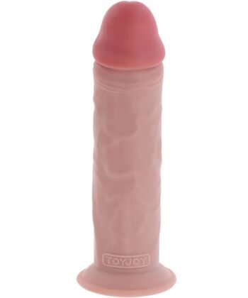 GET REAL - PÊNIS DE TPE DELUXE DE DUPLA DENSIDADE E ESPESSURA, 25,5 CM