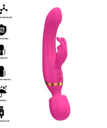 Visão alternativa de INTENSE - VIBRADOR DUPLO WINONA COELHO E VARINHA