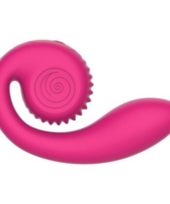 SNAIL VIBE - GIZI LITE VIBRADOR ROSA DUPLO PARA PONTO G E CLITÓRIS