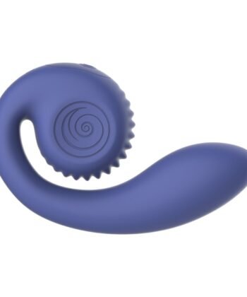 SNAIL VIBE - GIZI LITE VIBRADOR DUPLO ROXO PARA PONTO G E CLITOR
