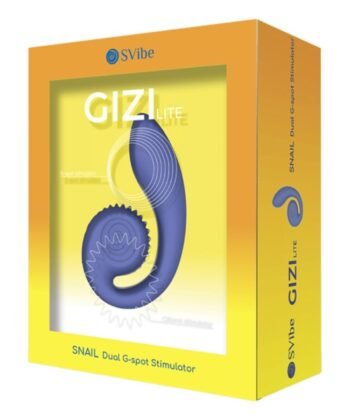 SNAIL VIBE - GIZI LITE VIBRADOR DUPLO ROXO PARA PONTO G E CLITOR - Imagem 5