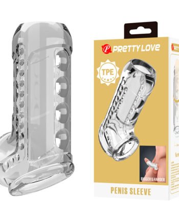 PRETTY LOVE - CAPA PENIANA TRANSPARENTE TEXTURIZADA