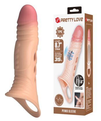 PRETTY LOVE - CAPA PENIANA COM VIBRAÇÃO INTEGRADA