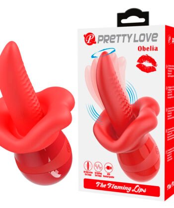 PRETTY LOVE - OBELIA VIBRADOR DE LÍNGUA COM MOVIMENTO ORBITAL