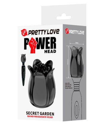 Visão alternativa de PRETTY LOVE - SECRET GARDEN CABEÇA DE MASSAGEM PRETA