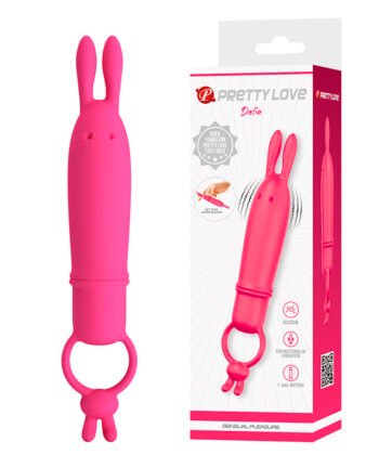 PRETTY LOVE - DELIA VIBRADOR RABBIT COM ANEL DE RESISTÊNCIA