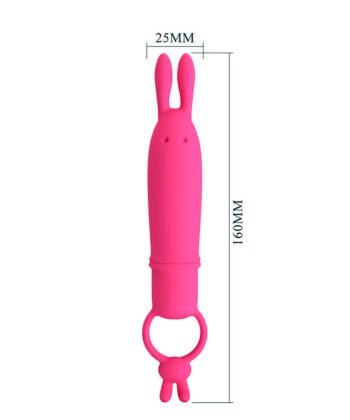PRETTY LOVE - DELIA VIBRADOR RABBIT COM ANEL DE RESISTÊNCIA - Imagem 4